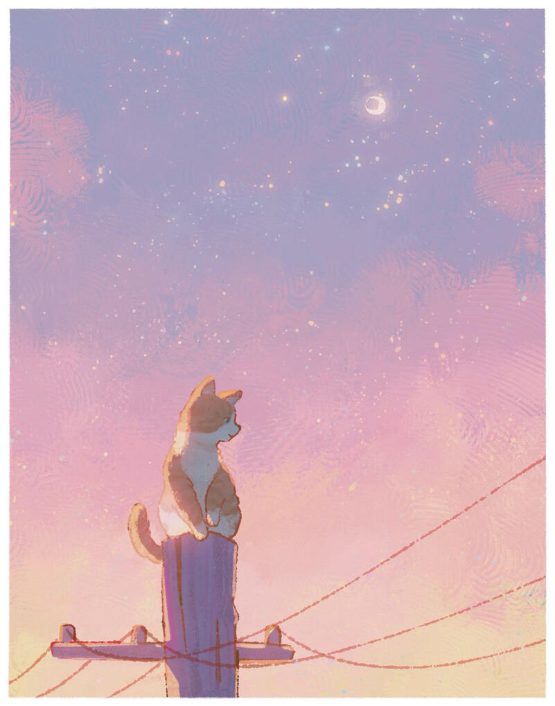 quiet dusk print