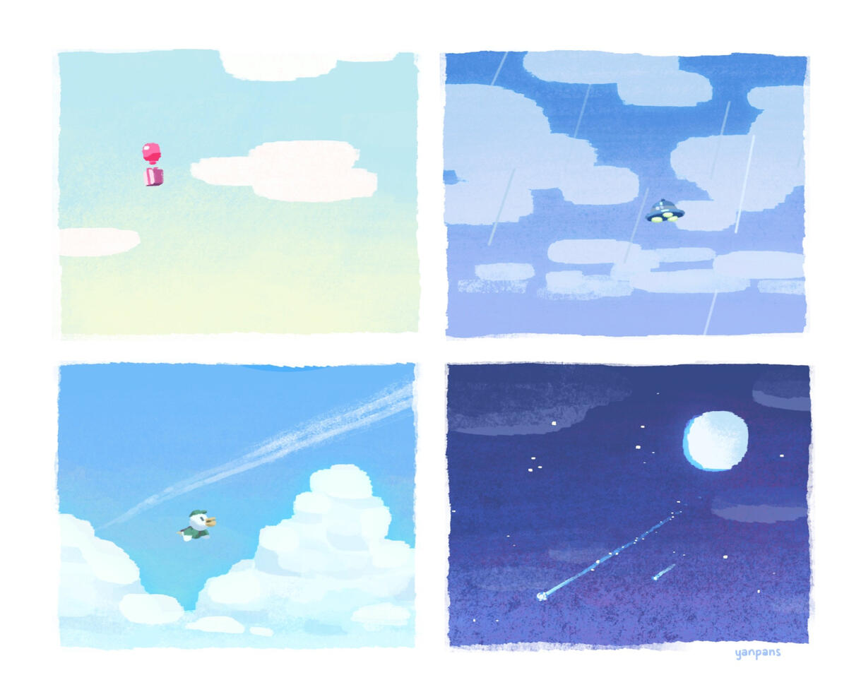 nostalgic skies
