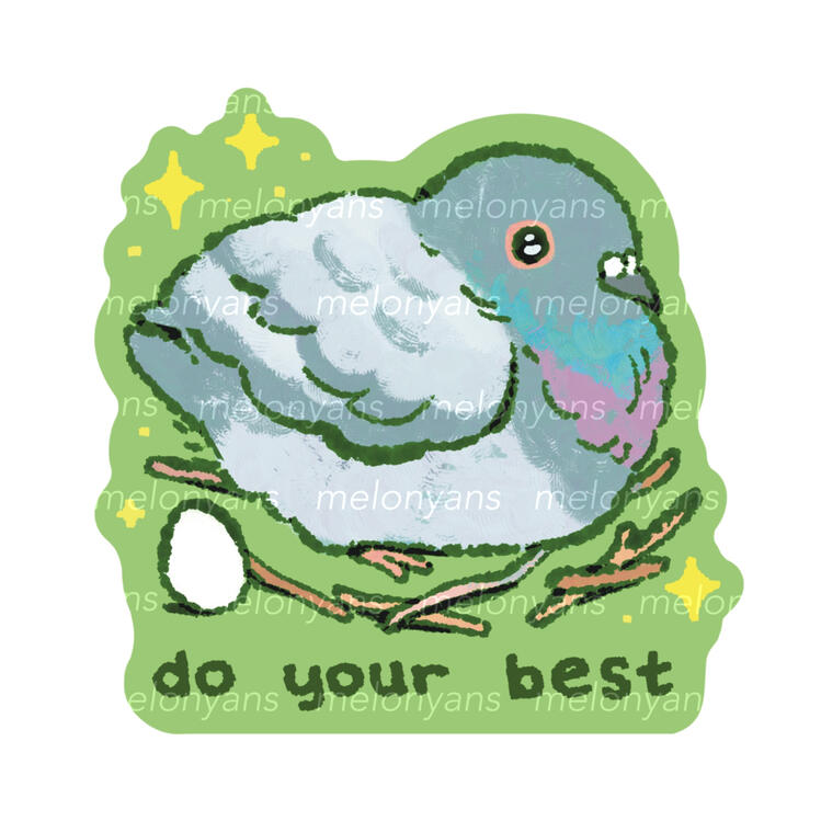 pigeon sticker