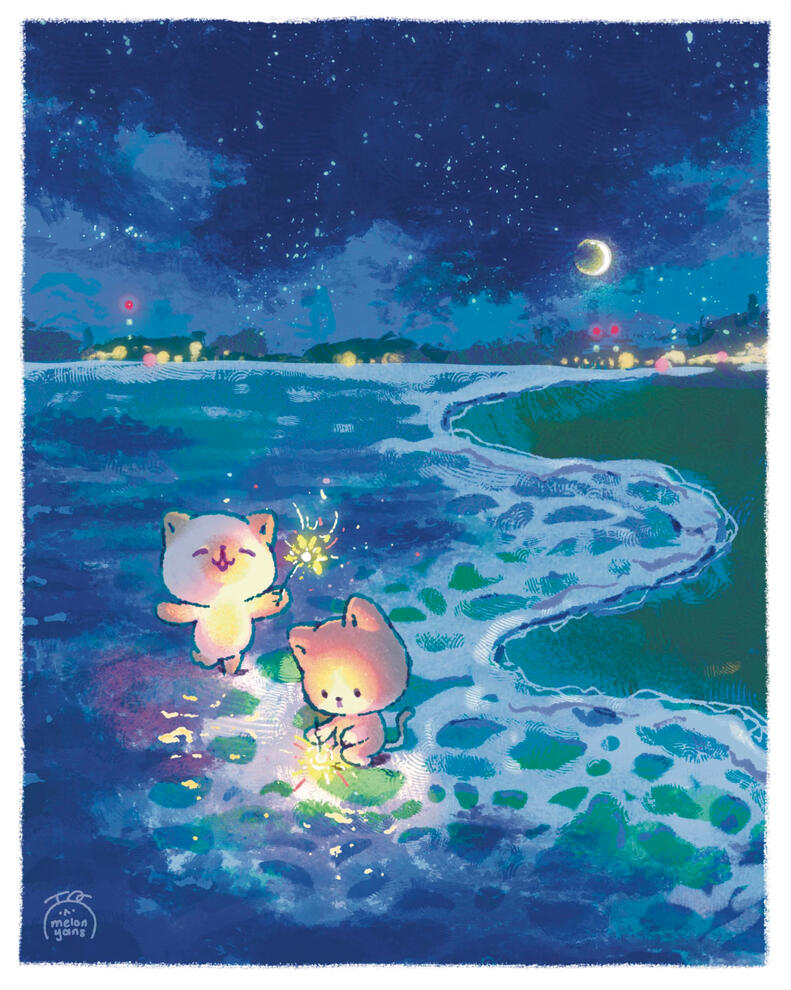 summer sparklers print