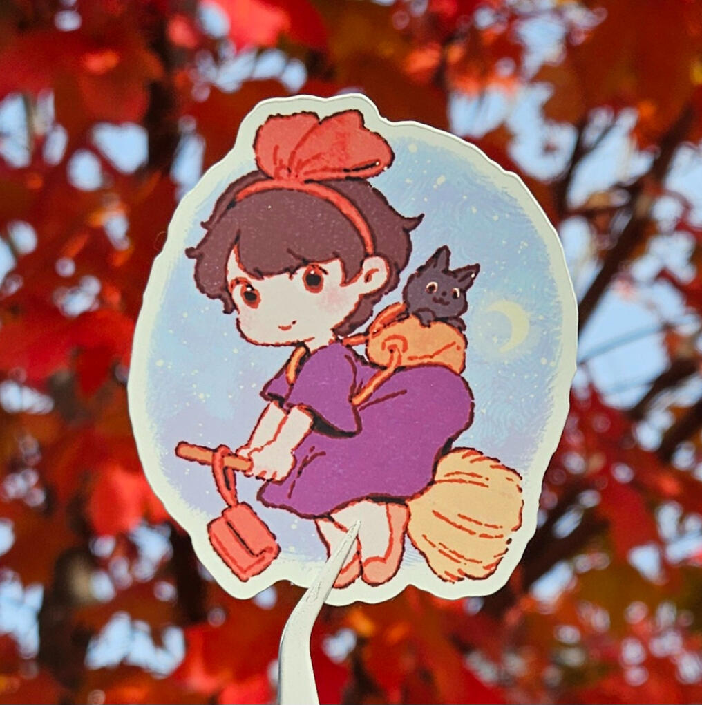 delivery witch sticker