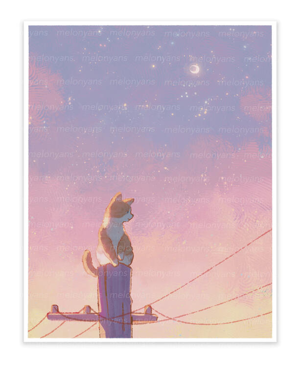 quiet dusk print