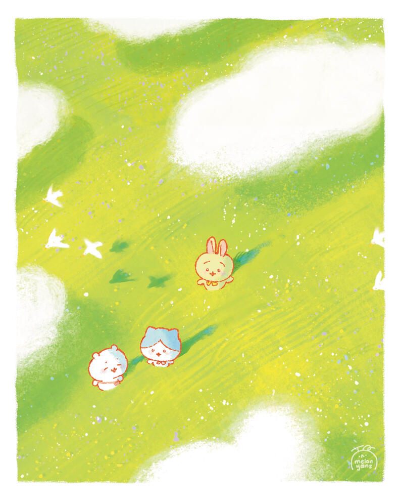 sunny field print