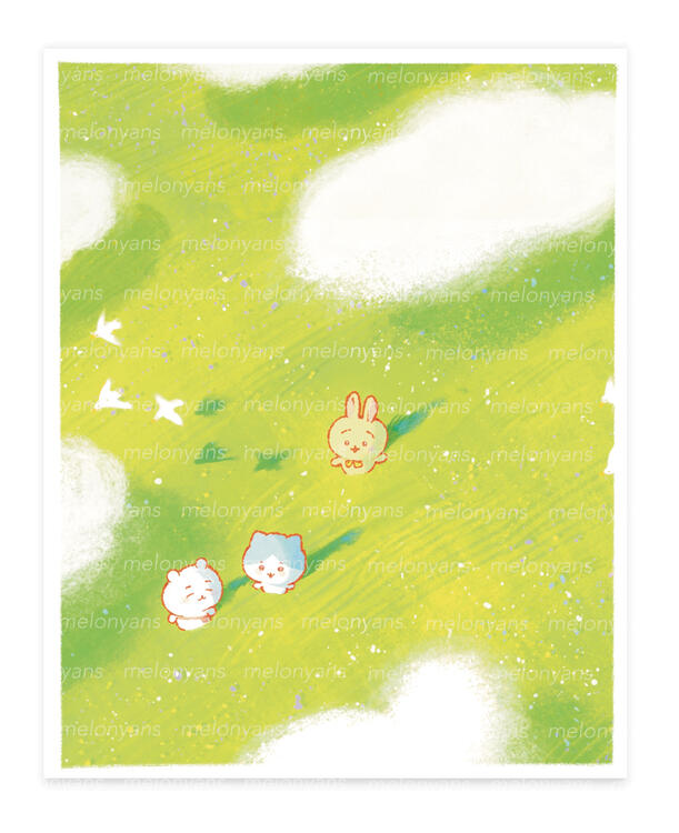 sunny field print